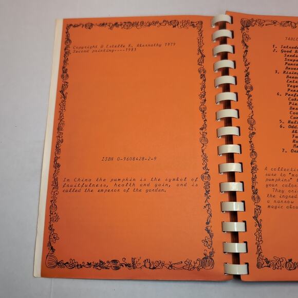 Pumpkin Corner Community Cookbook Recipes Estelle K Abernathy 1983 Printing - Picture 9 of 12